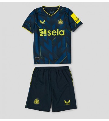 Newcastle United Tredje trøje Børn 2023-24 Kort ærmer (+ korte bukser)